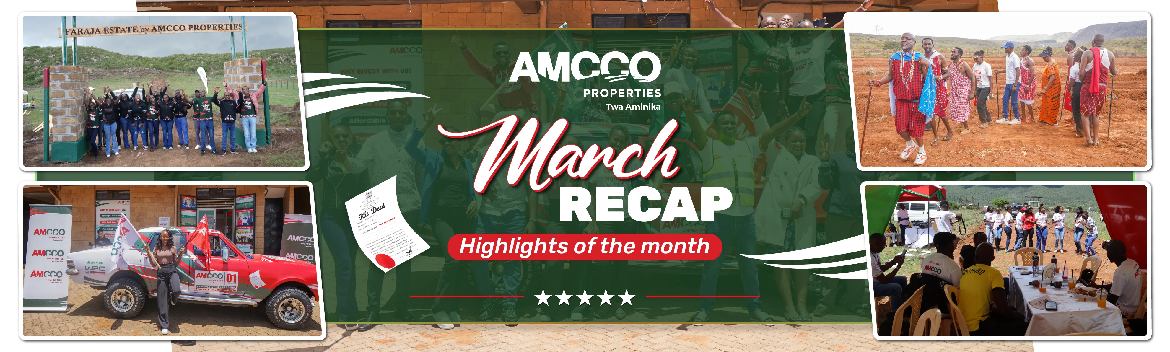 March 2026: Faraja launched, Ngong Breeze sold out, and 36 families got their title deeds